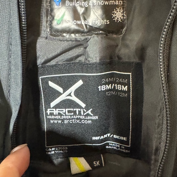 Arctix Charcoal Insulated Bib Overalls - Picture 6 of 8